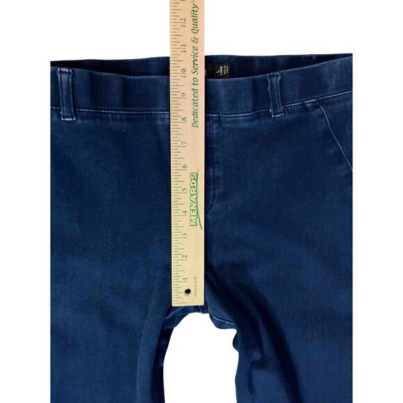Betabrand Pull-On Jeans Womens L Long Used Blue Stretch Bootcut Pants Tall - Picture 10 of 11
